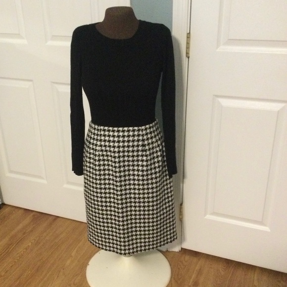 J.G.HOOK herringbone wool skirt 10 - Picture 3 of 5